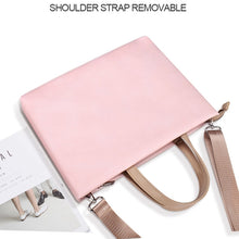 Load image into Gallery viewer, PU Waterproof Laptop Handbag Crossbody Bag for 13.3 inch Laptops, 13.3 inch (Pink), 13.3 inch (White)