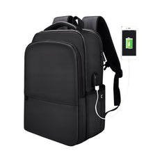 Load image into Gallery viewer, Polyester Laptop Backpack for Below 15 inch Laptops, with USB Interface Trunk Trolley Strap