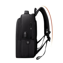 Load image into Gallery viewer, Polyester Laptop Backpack for Below 15 inch Laptops, with USB Interface Trunk Trolley Strap