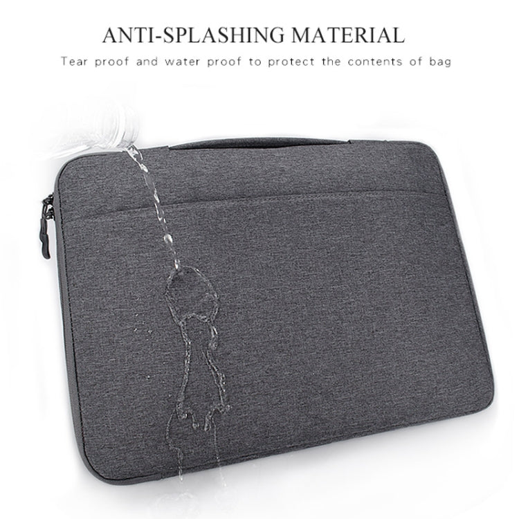 Oxford Cloth Waterproof Laptop Handbag for 14.1 inch Laptops, with Trunk Trolley Strap, 14.1 inch