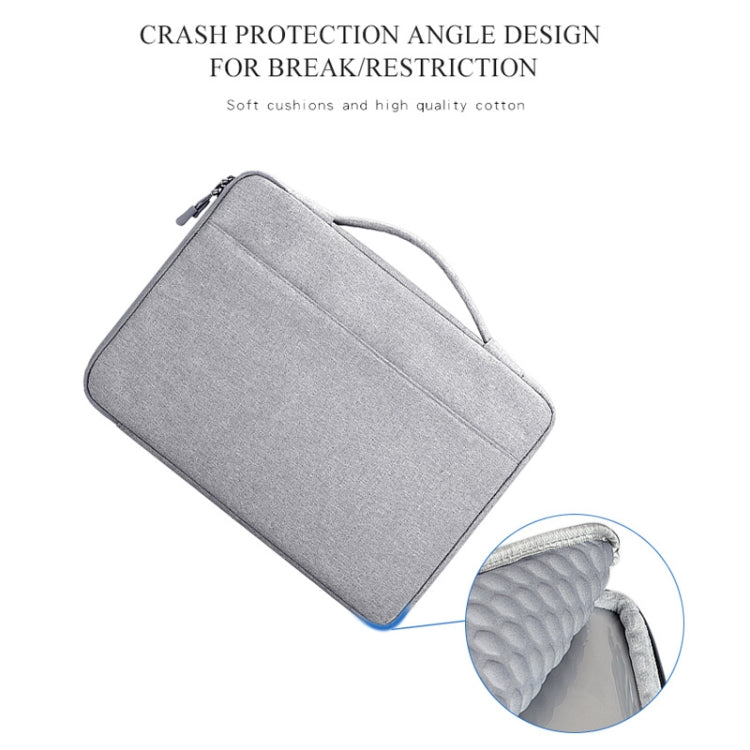 Oxford Cloth Waterproof Laptop Handbag for 15.4 inch Laptops, with Trunk Trolley Strap, 15.4 inch