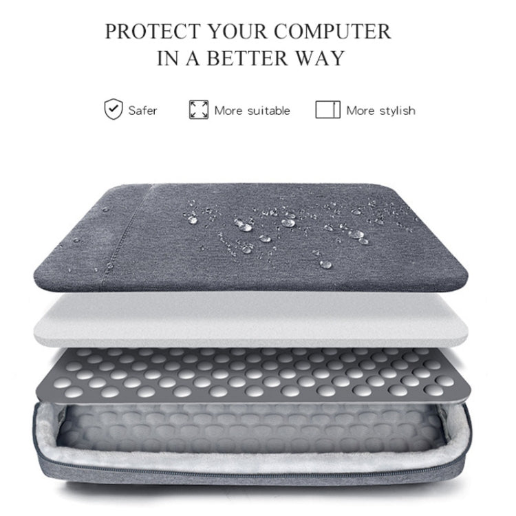 Oxford Cloth Waterproof Laptop Handbag for 15.4 inch Laptops, with Trunk Trolley Strap, 15.4 inch