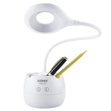 Load image into Gallery viewer, 28 LEDs Flexible Goose Neck Hollow Ring Design Eye Protection Light with Pen Holder / Small Night Light Function