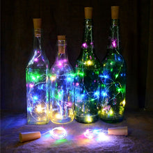 Load image into Gallery viewer, 1m 10 LEDs SMD 0603 Solar Powered Copper Wire String Light  Fairy Lamp Decorative Light, 1m Blue Light, 1m Colorful Light, 1m White Light, 1m Warm White