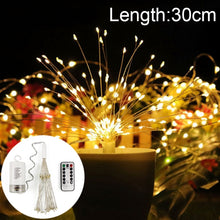 Load image into Gallery viewer, 150 LEDs Batteries Box LED Decorative Light with Remote Control, 30CM Colorful Light, 30CM White Light, 30CM Warm White