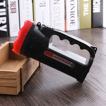 Load image into Gallery viewer, 5W 9 LEDs Rechargeable Strong LED Flashlight 2-Modes Outdoors Searchlight