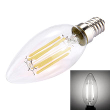 Load image into Gallery viewer, 6 LEDs 450 LM Retro Energy Saving Light for Halls, AC 220V, Apiciform E14 6W 220V White Light, Apiciform E14 6W 220V Warm White