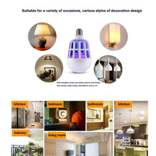 Load image into Gallery viewer, Fly Pest Insects Reject Zapper LED Ball Steep Light, AC 175-265V