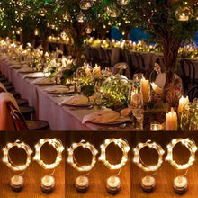 Load image into Gallery viewer, 20 LEDs 2700-2900K Rope Fairy Light For Party / Holiday, Length: 2m, DC 6V, 6 PCS 2m
