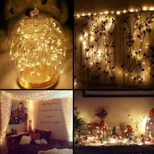 Load image into Gallery viewer, 20 LEDs 2700-2900K Rope Fairy Light For Party / Holiday, Length: 2m, DC 6V, 6 PCS 2m
