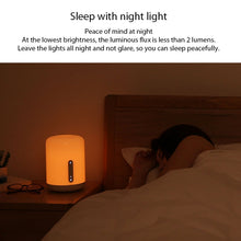 Load image into Gallery viewer, Original Xiaomi Mijia Bedside Lamp 2 LED Night Light Touch &amp; Smart App Control, Bedside Lamp