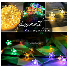 Load image into Gallery viewer, 6m 40 LEDs Cherry Blossom  Holiday Decorative Light, Battery Powered, 6m Colorful Light, 6m Warm White Light