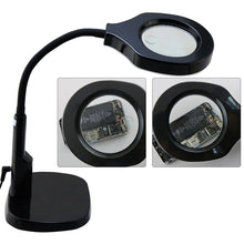 Load image into Gallery viewer, BEST Adjustable Desk Magnifier Lamp LED Light Magnifying Glass (Voltage 220V), 9145T Magnifier