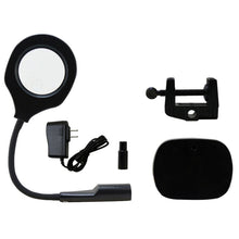 Load image into Gallery viewer, BEST Adjustable Desk Magnifier Lamp LED Light Magnifying Glass (Voltage 220V), 9145T Magnifier