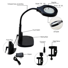Load image into Gallery viewer, BEST Adjustable Desk Magnifier Lamp LED Light Magnifying Glass (Voltage 220V), 9145T Magnifier