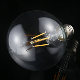 G95 E27 4W 4 LEDs 450 LM 3000K Retro Dimming LED Filament Light Bulb Energy Saving Light, AC 220V, G95 4W Warm White