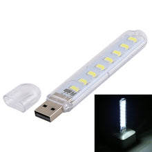 Load image into Gallery viewer, 3W 8 LEDs 5730 SMD USB LED Book Light Portable Night Lamp, DC 5V, 8 LEDs