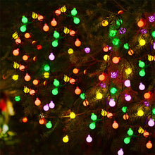 Load image into Gallery viewer, Ball Shape 30 LEDs Outdoor Waterproof Christmas Festival Decoration Solar Lamp String