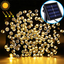 Load image into Gallery viewer, 200 LEDs Outdoor Waterproof Christmas Festival Decoration Solar Lamp String, Length: 22m