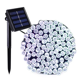 200 LEDs Outdoor Waterproof Christmas Festival Decoration Solar Lamp String, Length: 22m