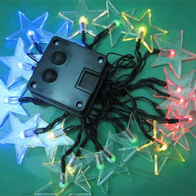 Load image into Gallery viewer, Star Shape 20 LEDs Outdoor Garden Christmas Festival Decoration Solar Lamp String