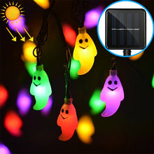 Load image into Gallery viewer, Ghost Shape 30 LEDs Outdoor Garden Waterproof Christmas Festival Decoration Solar Lamp String