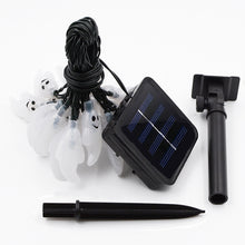 Load image into Gallery viewer, Ghost Shape 30 LEDs Outdoor Garden Waterproof Christmas Festival Decoration Solar Lamp String
