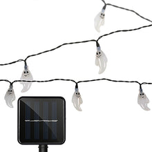 Load image into Gallery viewer, Ghost Shape 30 LEDs Outdoor Garden Waterproof Christmas Festival Decoration Solar Lamp String