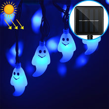 Load image into Gallery viewer, Ghost Shape 30 LEDs Outdoor Garden Waterproof Christmas Festival Decoration Solar Lamp String