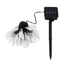 Load image into Gallery viewer, Ghost Shape 30 LEDs Outdoor Garden Waterproof Christmas Festival Decoration Solar Lamp String