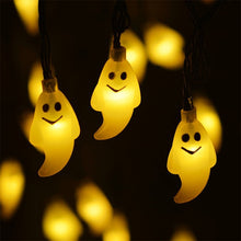 Load image into Gallery viewer, Ghost Shape 30 LEDs Outdoor Garden Waterproof Christmas Festival Decoration Solar Lamp String