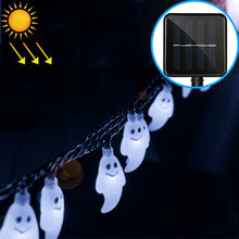 Load image into Gallery viewer, Ghost Shape 30 LEDs Outdoor Garden Waterproof Christmas Festival Decoration Solar Lamp String