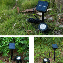 Load image into Gallery viewer, Two Heads LED Outdoor Waterproof Solar Underwater Spotlight Floodlight, Two Heads