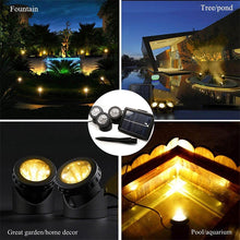 Load image into Gallery viewer, Two Heads LED Outdoor Waterproof Solar Underwater Spotlight Floodlight, Two Heads
