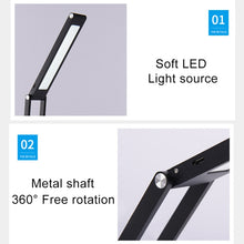 Load image into Gallery viewer, LED Desk Lamp 3W Folding Adjust USB Charging Eye Protection Table Lamp