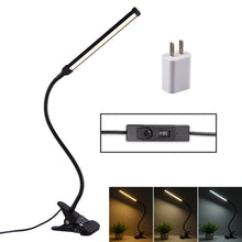 Load image into Gallery viewer, LED Desk Lamp 8W Folding Adjustable Eye Protection Table Lamp, USB Plug-in Version + Power Plug