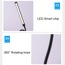 Load image into Gallery viewer, LED Desk Lamp 8W Folding Adjustable USB Charging Eye Protection Table Lamp, USB Charge Version, USB Charge Version(Black), USB Charge Version(White)