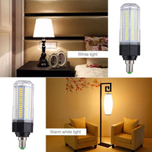 Load image into Gallery viewer, SMD 5730 Energy-saving Bulb, AC 110-265V, E14 126 LEDs White Light, E14 126 LEDs Warm White