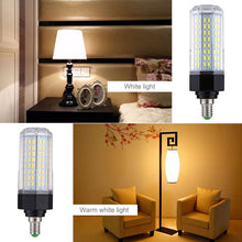 Load image into Gallery viewer, SMD 5730 Energy-saving Bulb, AC 110-265V, E14 144 LEDs White Light, E14 144 LEDs Warm White