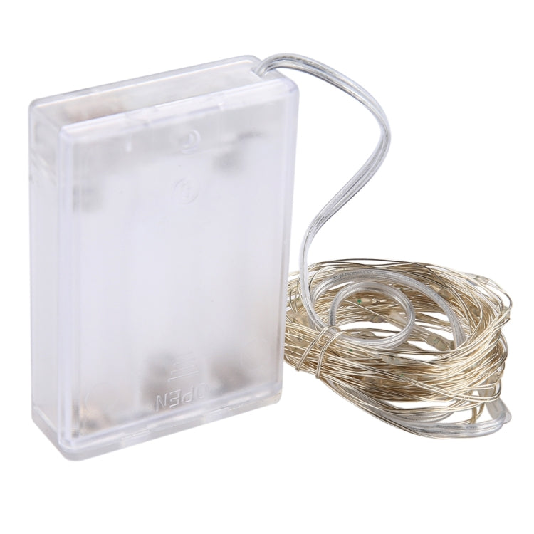 50 LEDs SMD 0603 3 x AA Batteries Box Fairy Lamp Decorative Light, DC 5V, 5m Purple Light, 5m Red Light, 5m White Light, 5m Warm White, 5m Yellow Light, 5m Blue Light, 5m Colorful Light, 5m Pink Light, 5m Green Light