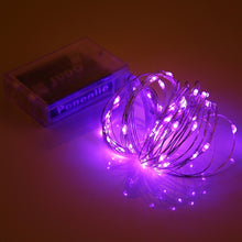 Load image into Gallery viewer, 50 LEDs SMD 0603 3 x AA Batteries Box Fairy Lamp Decorative Light, DC 5V, 5m Purple Light, 5m Red Light, 5m White Light, 5m Warm White, 5m Yellow Light, 5m Blue Light, 5m Colorful Light, 5m Pink Light, 5m Green Light