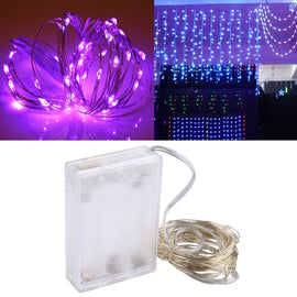 50 LEDs SMD 0603 3 x AA Batteries Box Fairy Lamp Decorative Light, DC 5V, 5m Purple Light, 5m Red Light, 5m White Light, 5m Warm White, 5m Yellow Light, 5m Blue Light, 5m Colorful Light, 5m Pink Light, 5m Green Light