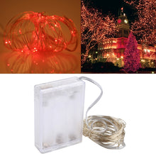 Load image into Gallery viewer, 50 LEDs SMD 0603 3 x AA Batteries Box Fairy Lamp Decorative Light, DC 5V, 5m Purple Light, 5m Red Light, 5m White Light, 5m Warm White, 5m Yellow Light, 5m Blue Light, 5m Colorful Light, 5m Pink Light, 5m Green Light