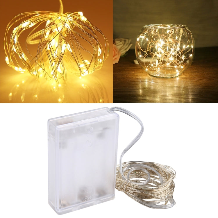 50 LEDs SMD 0603 3 x AA Batteries Box Fairy Lamp Decorative Light, DC 5V, 5m Purple Light, 5m Red Light, 5m White Light, 5m Warm White, 5m Yellow Light, 5m Blue Light, 5m Colorful Light, 5m Pink Light, 5m Green Light