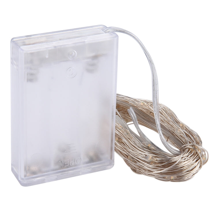 100 LEDs SMD 06033 x AA Batteries Box Fairy Lamp Decorative Light, DC 5V, 10m Blue Light, 10m Colorful Light, 10m Pink Light, 10m Green Light, 10m Purple Light, 10m Red Light, 10m White Light, 10m Warm White, 10m Yellow Light
