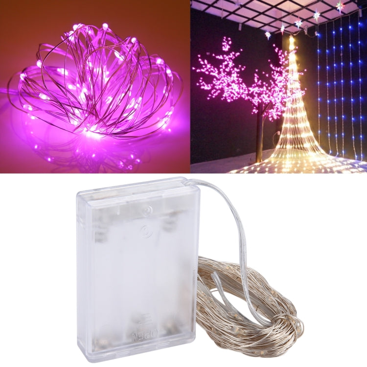 100 LEDs SMD 06033 x AA Batteries Box Fairy Lamp Decorative Light, DC 5V, 10m Blue Light, 10m Colorful Light, 10m Pink Light, 10m Green Light, 10m Purple Light, 10m Red Light, 10m White Light, 10m Warm White, 10m Yellow Light