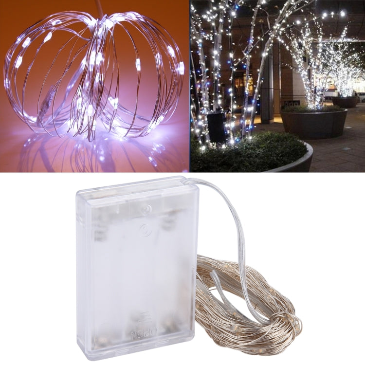 100 LEDs SMD 06033 x AA Batteries Box Fairy Lamp Decorative Light, DC 5V, 10m Blue Light, 10m Colorful Light, 10m Pink Light, 10m Green Light, 10m Purple Light, 10m Red Light, 10m White Light, 10m Warm White, 10m Yellow Light