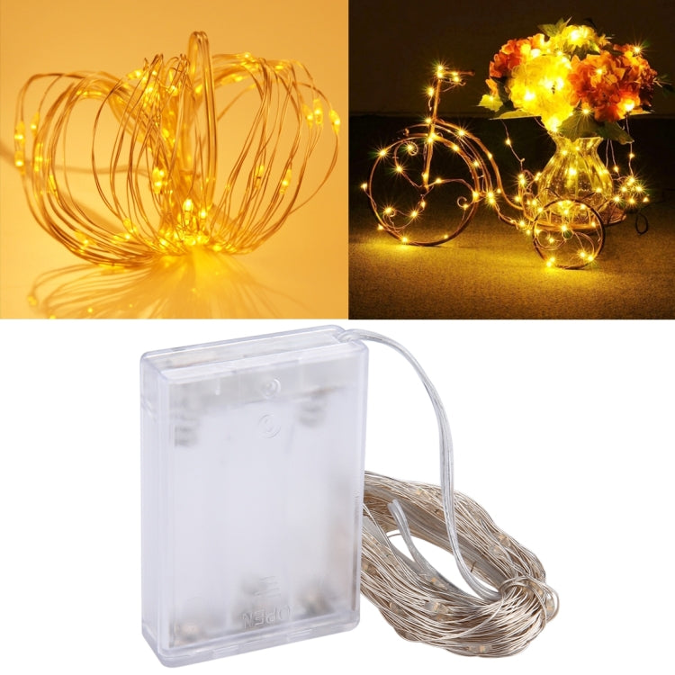 100 LEDs SMD 06033 x AA Batteries Box Fairy Lamp Decorative Light, DC 5V, 10m Blue Light, 10m Colorful Light, 10m Pink Light, 10m Green Light, 10m Purple Light, 10m Red Light, 10m White Light, 10m Warm White, 10m Yellow Light