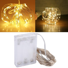 Load image into Gallery viewer, 100 LEDs SMD 06033 x AA Batteries Box Fairy Lamp Decorative Light, DC 5V, 10m Blue Light, 10m Colorful Light, 10m Pink Light, 10m Green Light, 10m Purple Light, 10m Red Light, 10m White Light, 10m Warm White, 10m Yellow Light