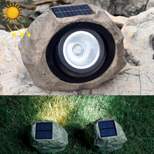 Load image into Gallery viewer, Solar Powered Simulated Stone Spotlight LED Light IP65 Waterproof Outdoor Garden Lawn Lamp